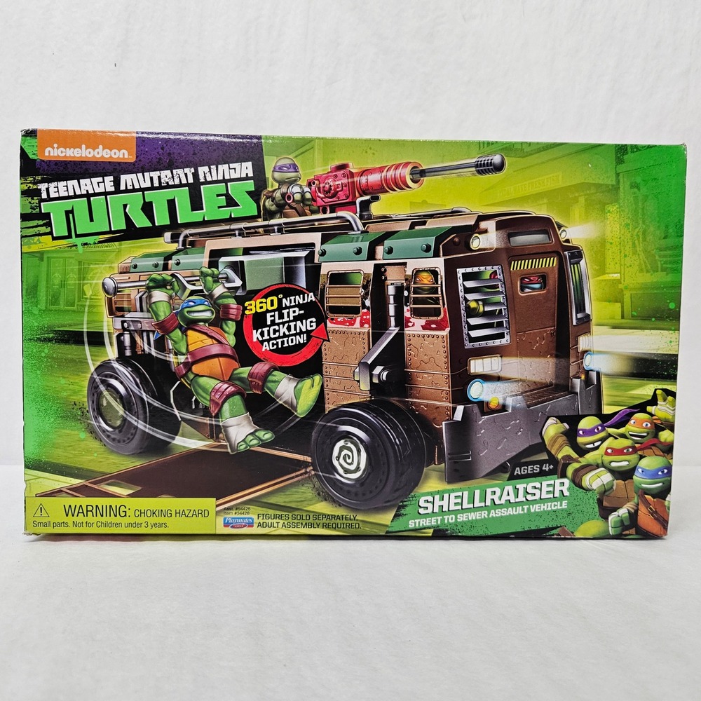 TMNT Shellraiser Street to Sewer Assault Vehicle Playmates 94428 Nickelodeon